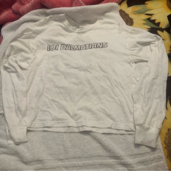 Disney 101 Dalmatians White Long Sleeve Shirt Size XS - Picture 3 of 7